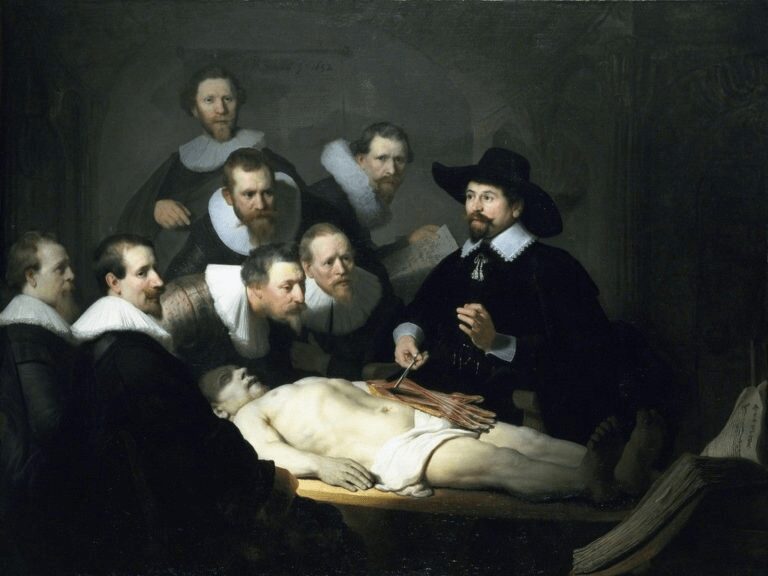 The Anatomy Lesson of Dr. Nicolaes Tulp painting